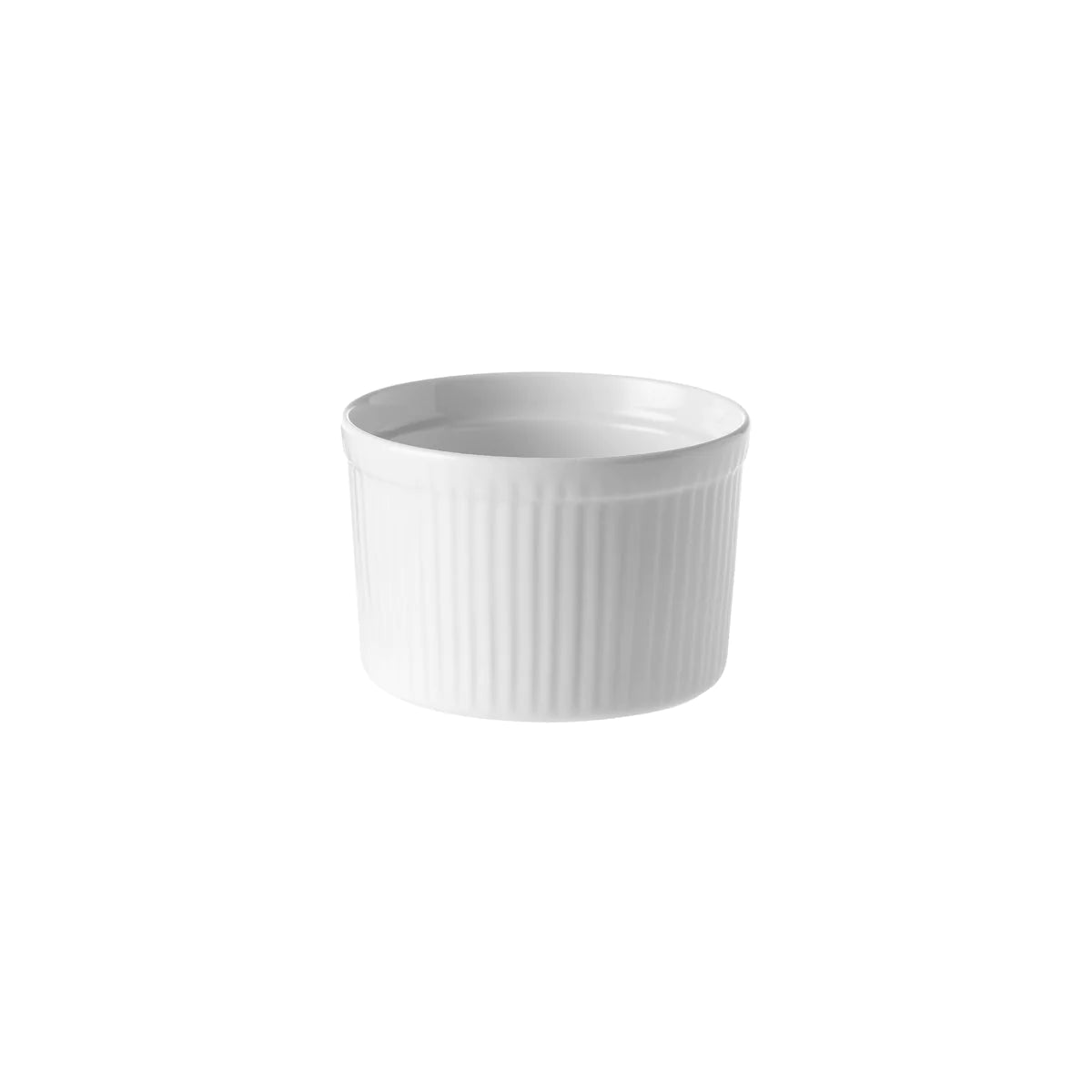 MINIATURE BUFFET ROUND SAUCE DISH WHITE