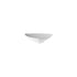 MINIATURE BUFFET TRIANGLE DISH WHITE