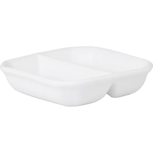 SAUCE DISH-90mm 2 COMPARTMENTS CHELSEA