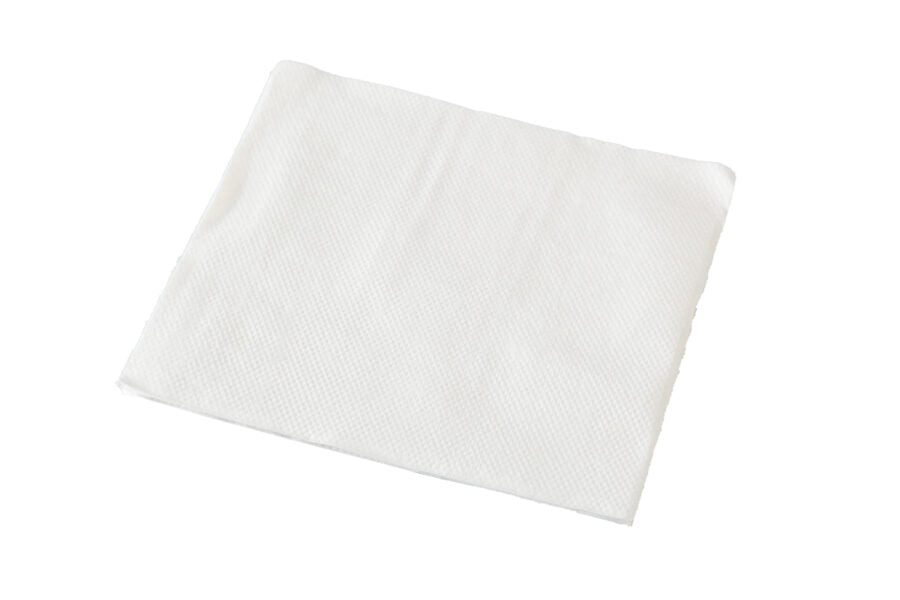 Culinaire 1 Ply Lunch White Napkin Quarter Fold 500PK