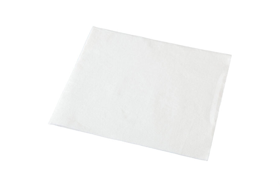 Quilted White Dinner Napkin Quarter Fold 100PK