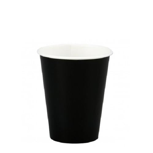 CUP PAPER HOT DRINK DOUBLE WALL BLACK 240ML