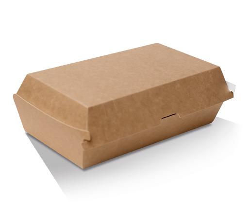 SNACK BOX -LARGE/KRAFT BOARD  125PK