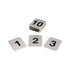 FLAT ADHESIVE TABLE NUMBERS SET - 41 to 50